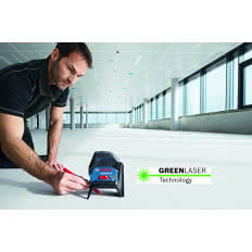 Laser wielofunkcyjny Bosch GCL 2-15 G Professional  z zieloną wiązką laserową